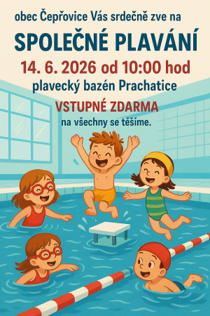 Společné plavání.